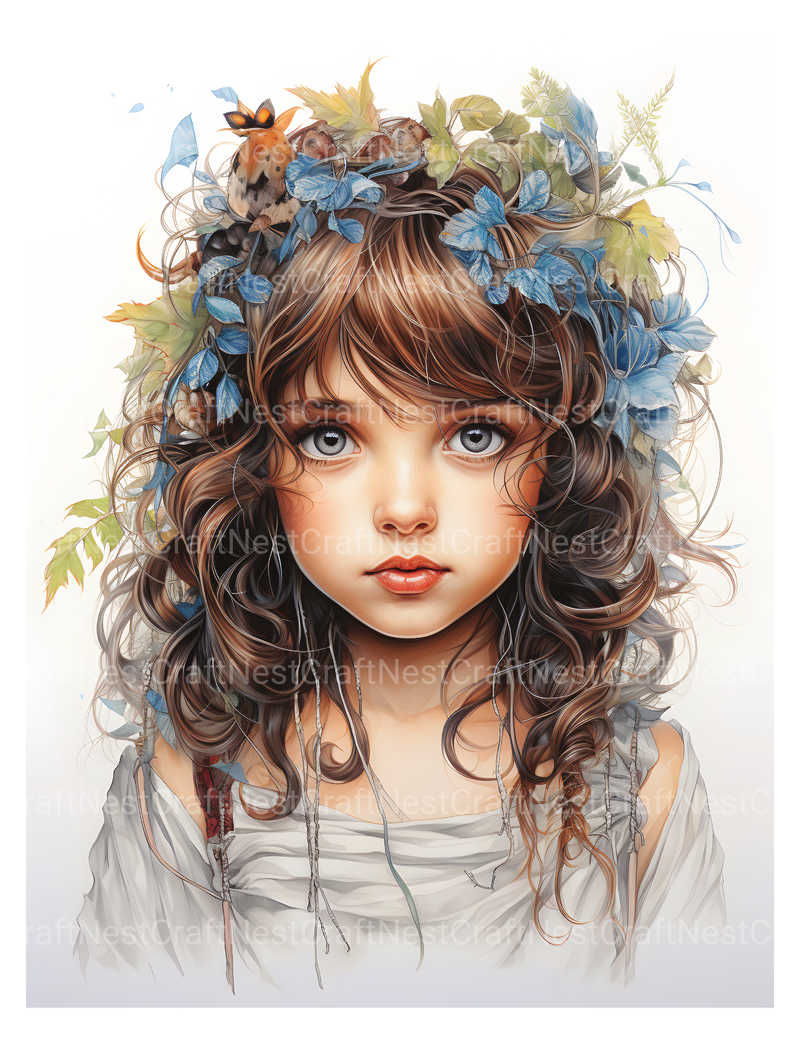 Gnome Girl Coloring Book - CraftNest - Digital Crafting and Art