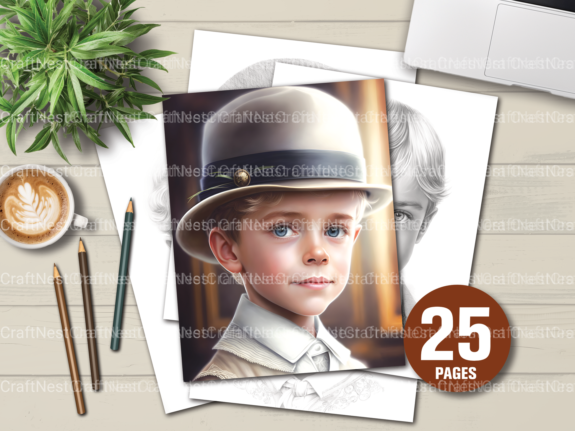 Paladin Girl Coloring Book - CraftNest - Digital Crafting and Art