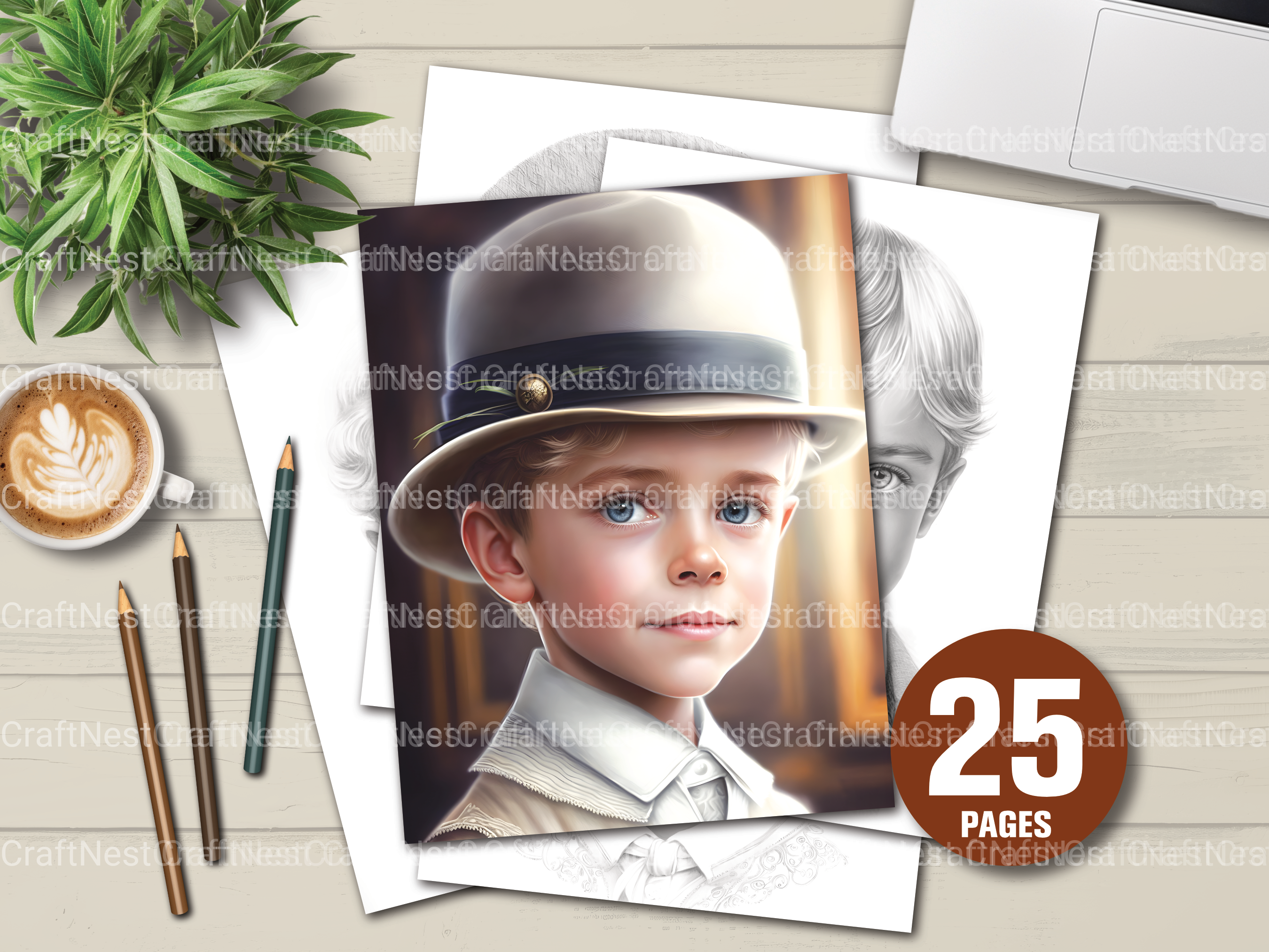 Paladin Girl Coloring Book - CraftNest - Digital Crafting and Art