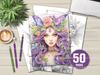 Beautiful Fairy Coloring Book