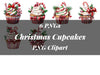 Christmas Cupcakes Clipart