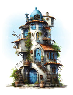 Turkish Tiny House Coloring Book - CraftNest - Digital Crafting and Art