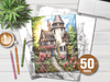 Gothic Houses Coloring Book