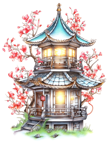 Lantern Fairy House Coloring Book - CraftNest - Digital Crafting and Art