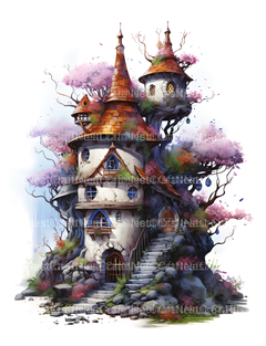 Fairy Fort Coloring Book - CraftNest - Digital Crafting and Art