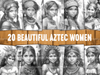 Aztec Woman Coloring Book