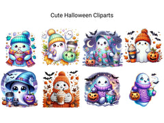 Cute Halloween Clipart - CraftNest - Digital Crafting and Art