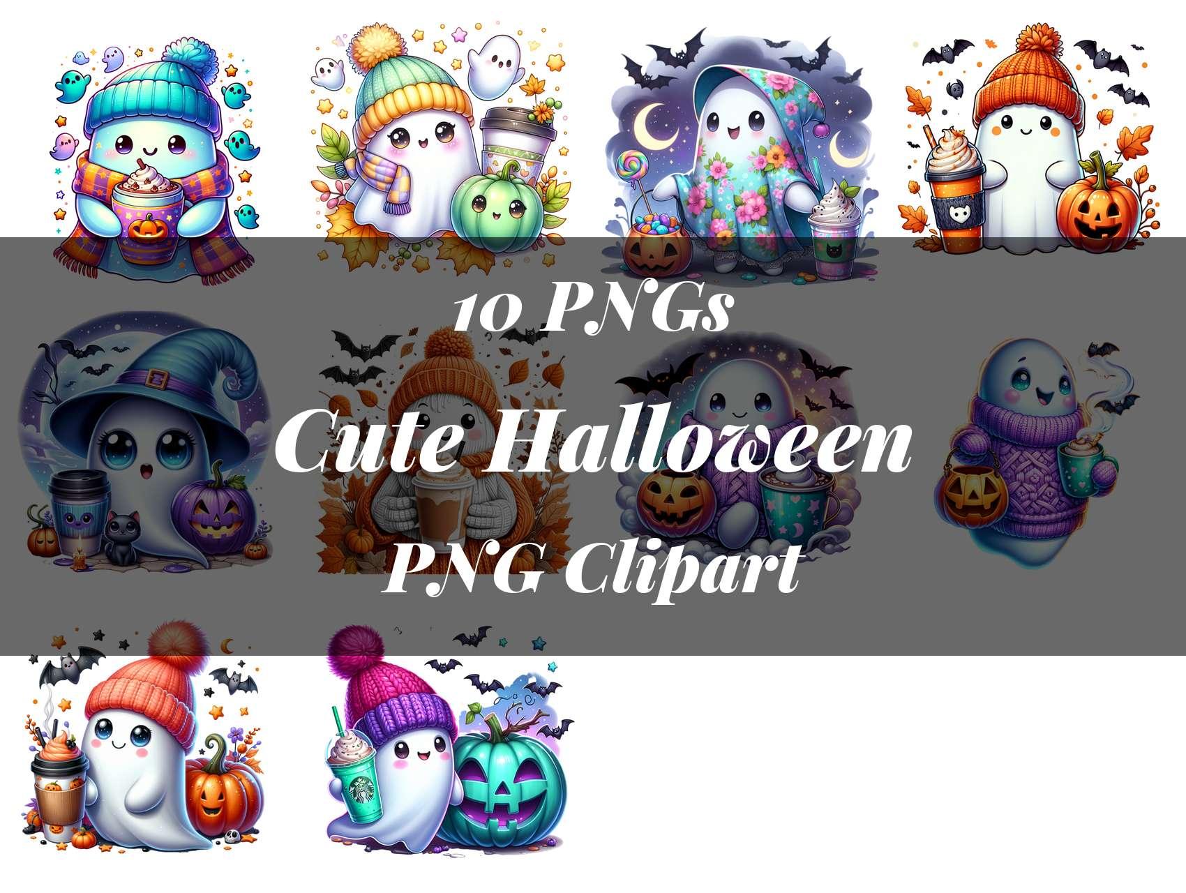 Cute Halloween Clipart - CraftNest - Digital Crafting and Art