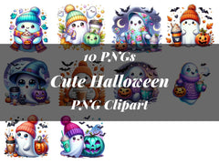 Cute Halloween Clipart - CraftNest - Digital Crafting and Art