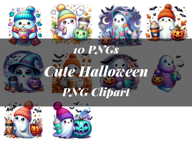 Cute Halloween Clipart - CraftNest - Digital Crafting and Art