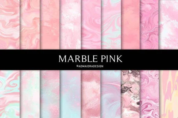 Pink Marble Texture Paper - CraftNest - Digital Crafting and Art