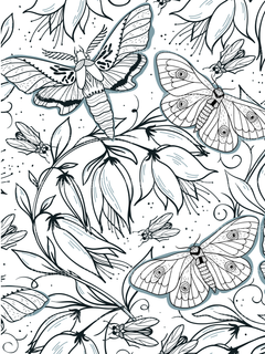 Floral Coloring Book - CraftNest - Digital Crafting and Art