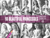 Beautiful Princesses Coloring Book