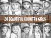 Country Girl Coloring Book