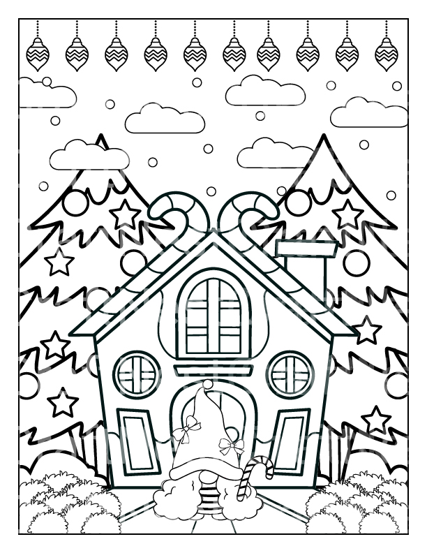 Kids Christmas Coloring Book