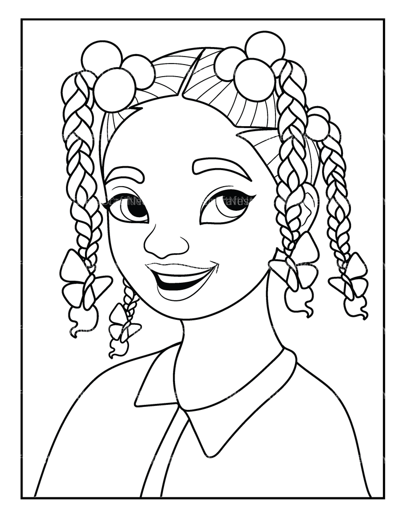 African Women Coloring Book - CraftNest - Digital Crafting and Art