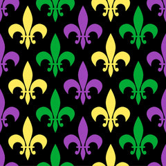 Mardi Gras Seamless Digital Paper - CraftNest - Digital Crafting and Art