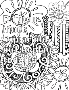 Colorist Heaven Affirmations Coloring Book - CraftNest - Digital Crafting and Art