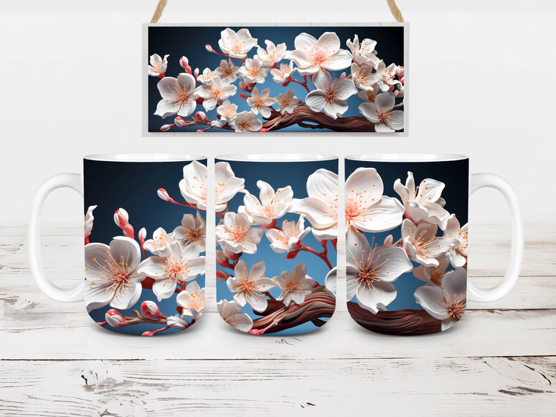 Floral Spring 3 Mug Wrap - CraftNest