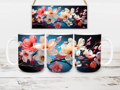 Floral Spring 3 Mug Wrap - CraftNest