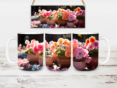 Floral Spring 3 Mug Wrap - CraftNest