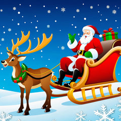 Christmas Reindeer Seamless Digital Paper - CraftNest - Digital Crafting and Art