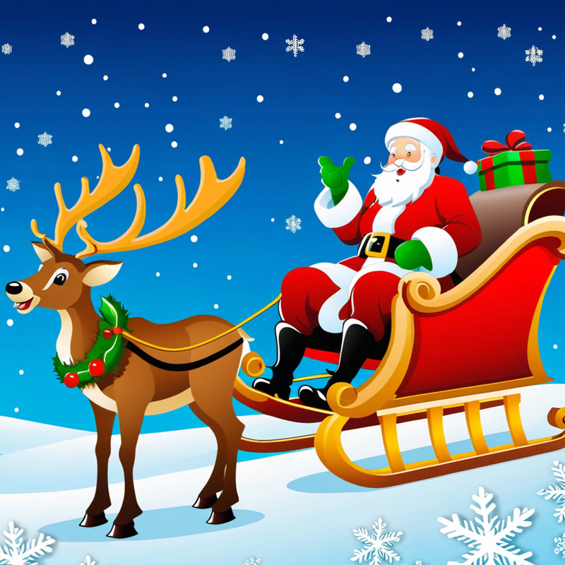 Christmas Reindeer Seamless Digital Paper - CraftNest - Digital Crafting and Art