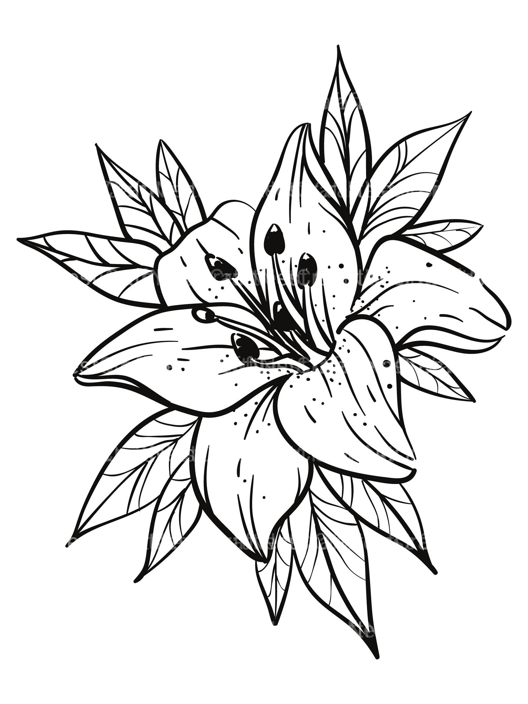 Floral Coloring Book - CraftNest - Digital Crafting and Art