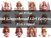 Rosa Lebkuchen Girl Feenytale Clipart