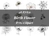 Birth Flower Clipart