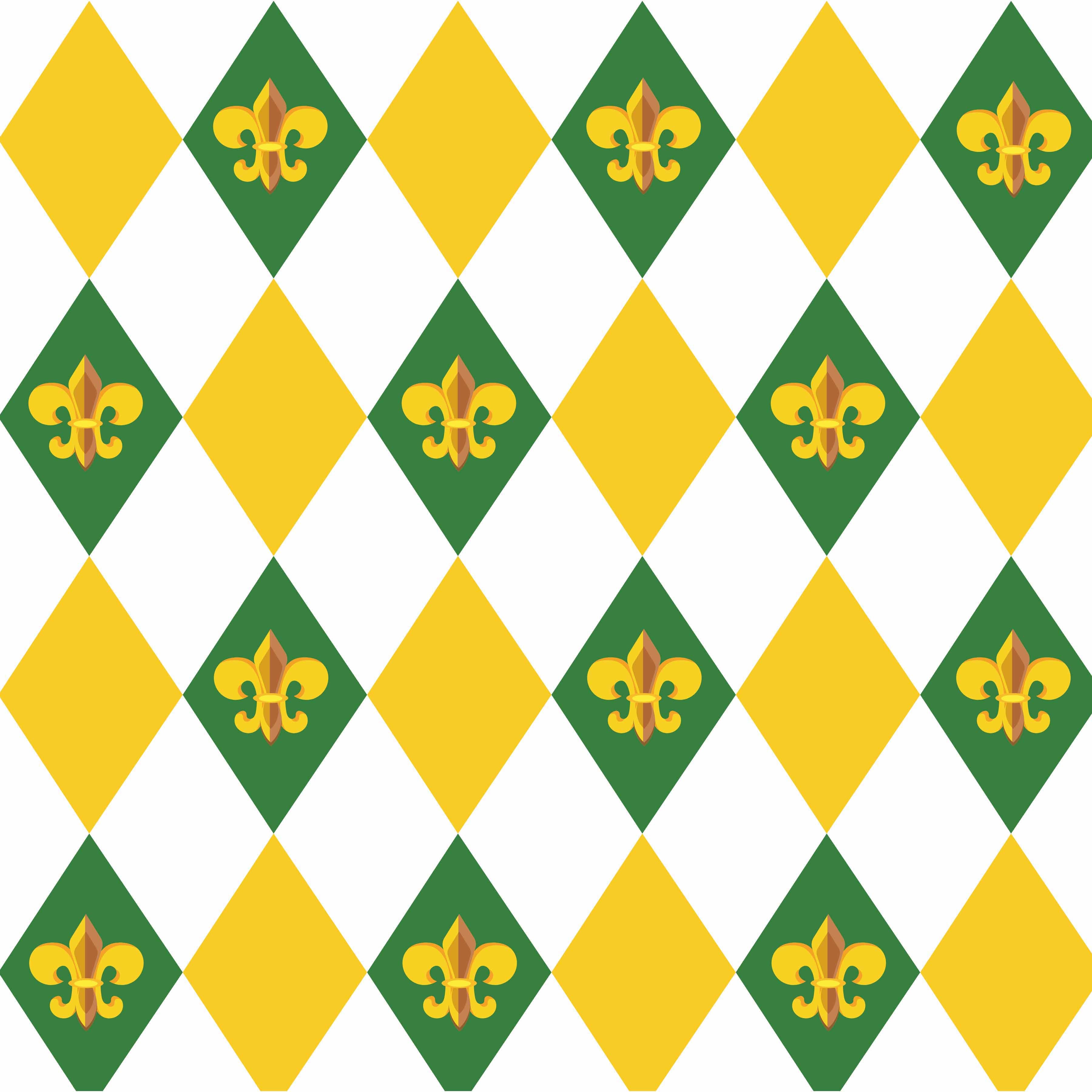 Mardi Gras Seamless Digital Paper - CraftNest - Digital Crafting and Art