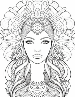 Femme Coloring Book - CraftNest - Digital Crafting and Art