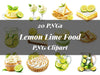 Zitronen -Lime -Food -Clipart