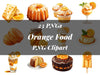 Orange Food Clipart