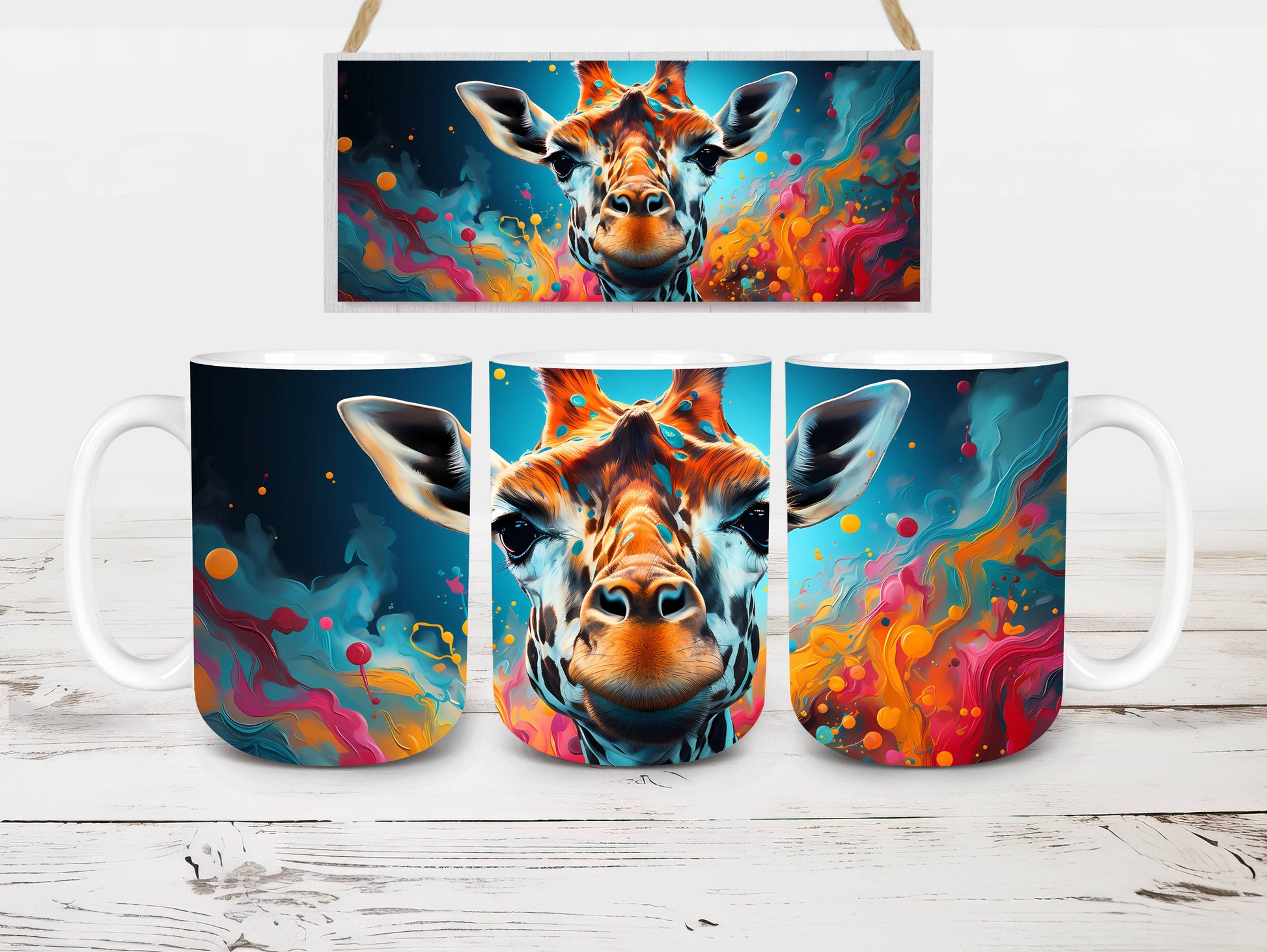 Kawaii Safari 1 Mug Wrap - CraftNest