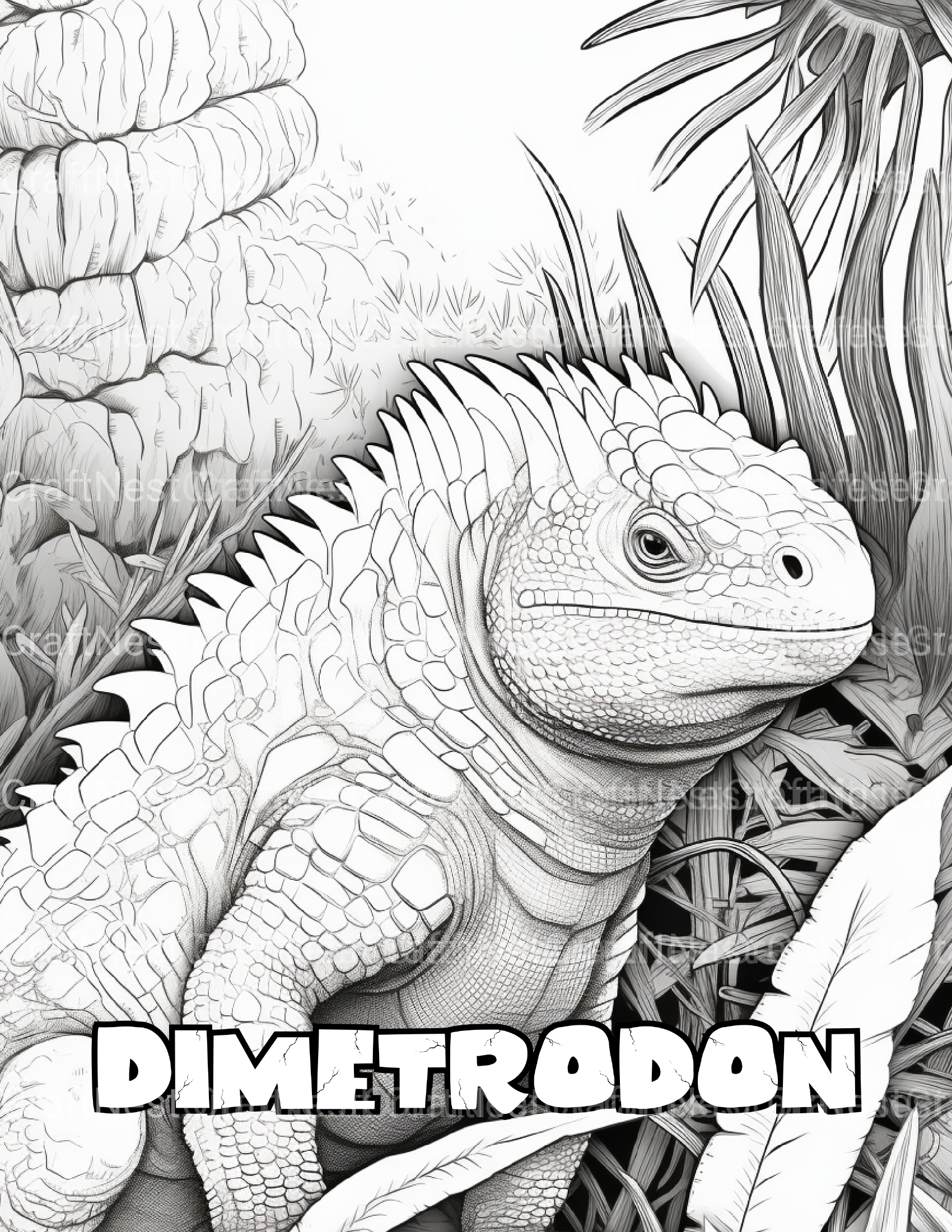 Kids Dinosaur Adventure Coloring Book - CraftNest - Digital Crafting and Art