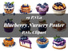 Blueberry Nursery Poster Clipart