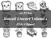 Kawaii lineart Volume 1 Clipart