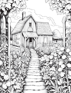 Farmers Garden Coloring Book 2 - CraftNest - Digital Crafting and Art