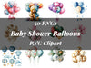 Baby Shower Balloons Clipart