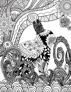 Colorist Heaven Animal Coloring Book - CraftNest - Digital Crafting and Art