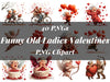 Funny Old Ladies Valentines Clipart