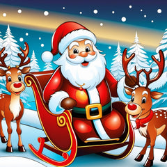 Christmas Reindeer Seamless Digital Paper - CraftNest - Digital Crafting and Art