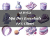Spa Day Essentials Clipart