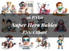 Super Hero Babies Clipart