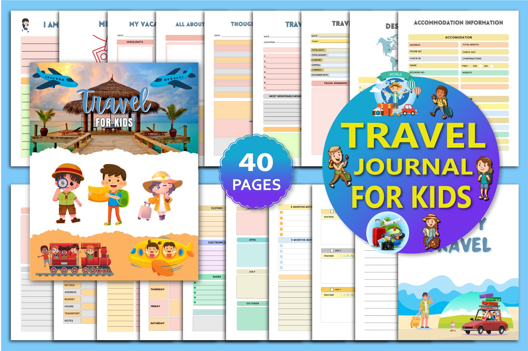 Travel Journal for Kids