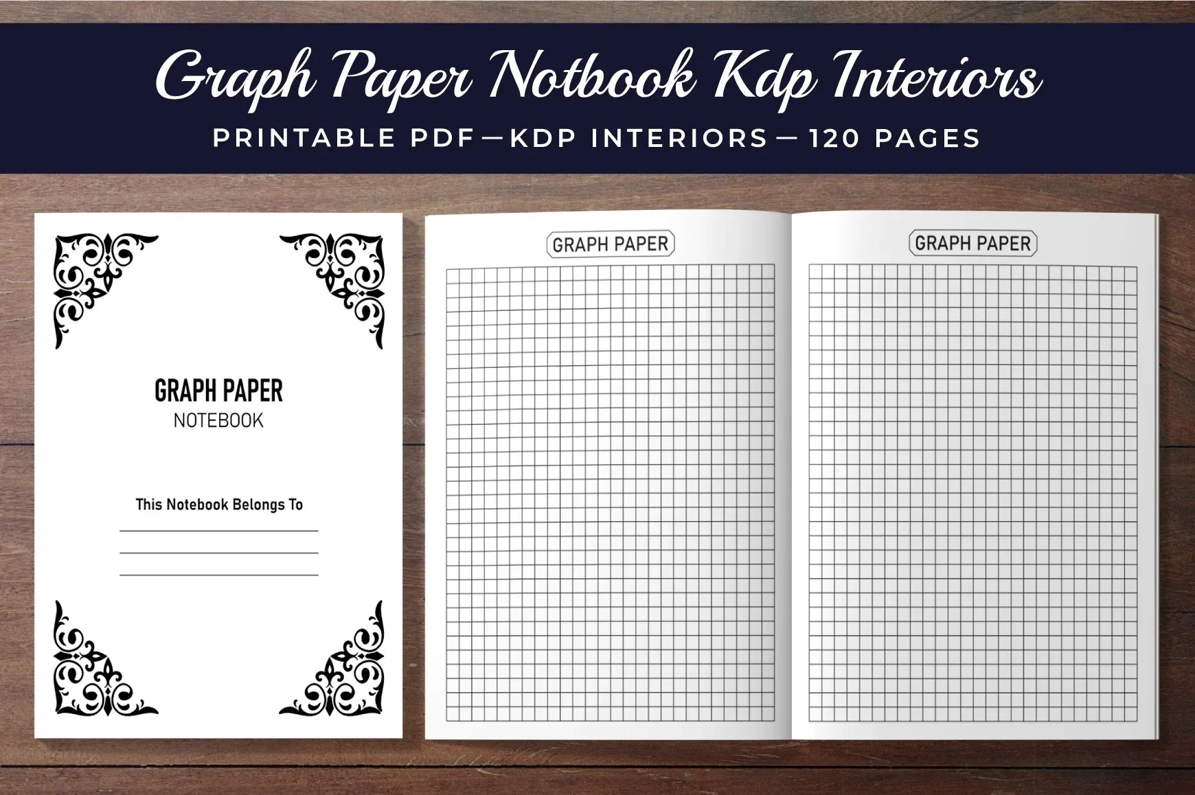 Graph Notebook Planner - CraftNest - Digital Crafting and Art