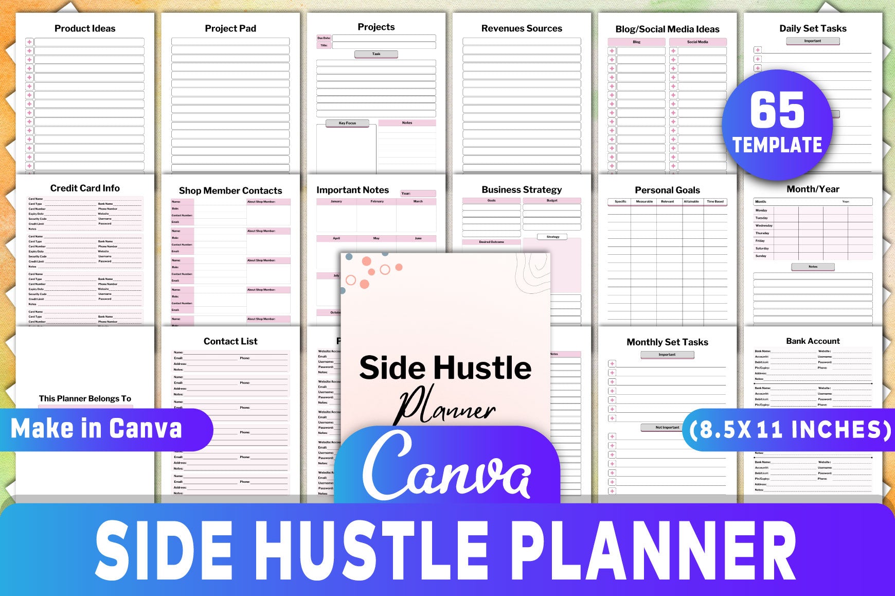 Side Hustle Planner