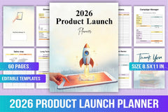 Product Launch Planner for Successful Campaigns - CraftNest - Digital Crafting and Art