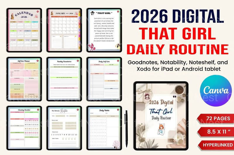 That Girl Daily Routine Guide - CraftNest - Digital Crafting and Art